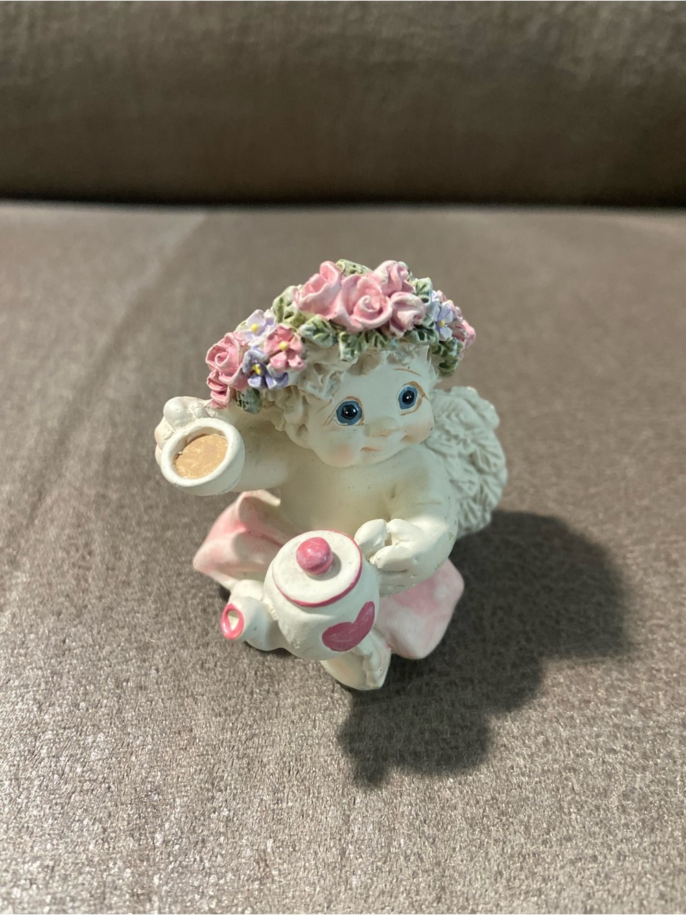 Dreamsicles 1998 High Tea DC021 Figurine with Pink Floral Crown